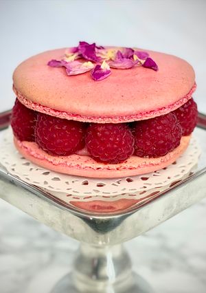 Una foto de 🇫🇷 Macaron “ISPAHAN” (Francia)