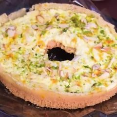 A picture of Ghewar recipe.