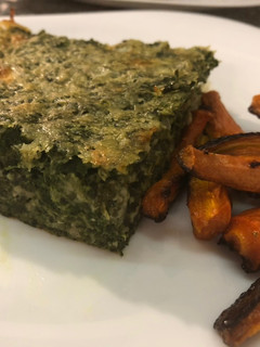Una foto de Tortilla de espinaca al horno