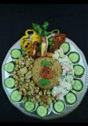 A picture of Vegan platter.