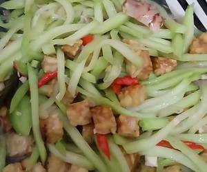 Resep mudah Tumis Labu Siam Tempe Enak Sederhana