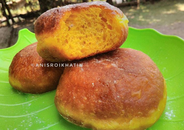 Donat Labu Kuning Empuk Menul