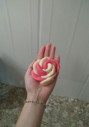 Hình của món Bánh bao chay hoa hồng.