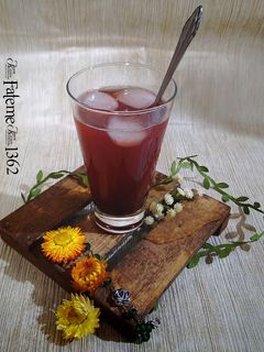 عکسی از دستور شربت آلو