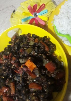 A picture of Chatpati Okra...