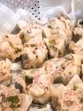 Chinese steamed meat dumplings (Shumai)