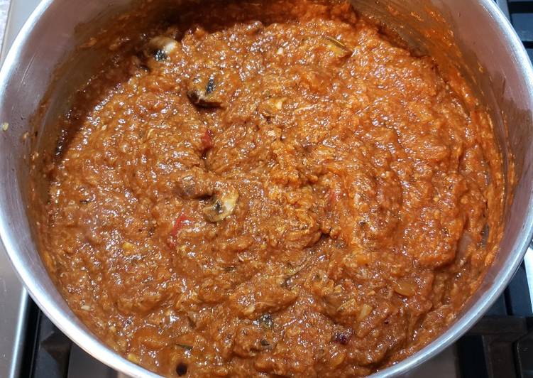 Recipe of Homemade Mom&#39;s Spaghetti Sauce