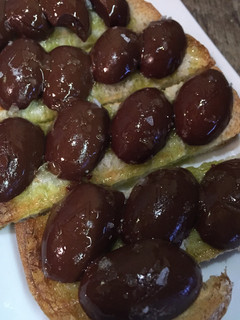 Una foto de Tostada de chocolate con sal
