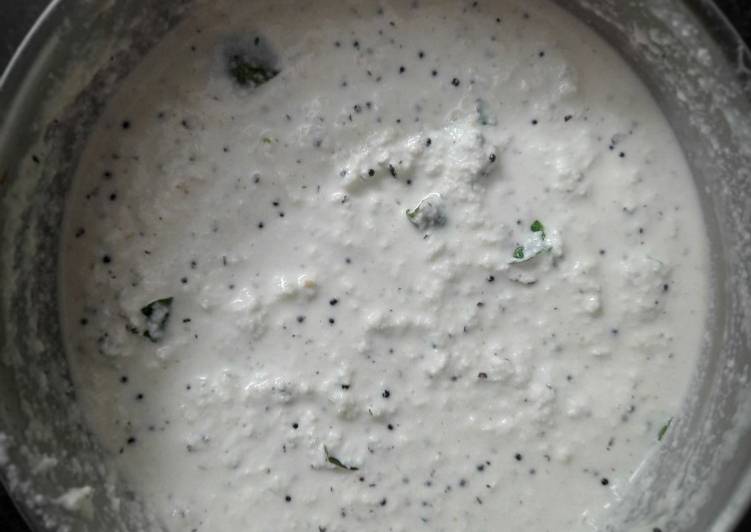 How to Make Homemade Simple Coconut peanut chutney