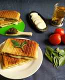 Caprese pesto grilled sandwich