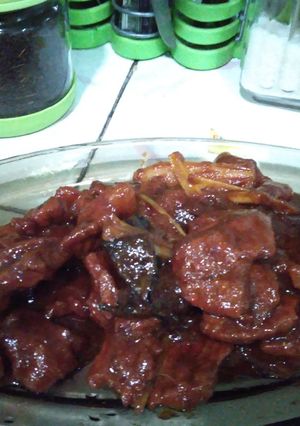 Foto resep Daging sapi BISTIK