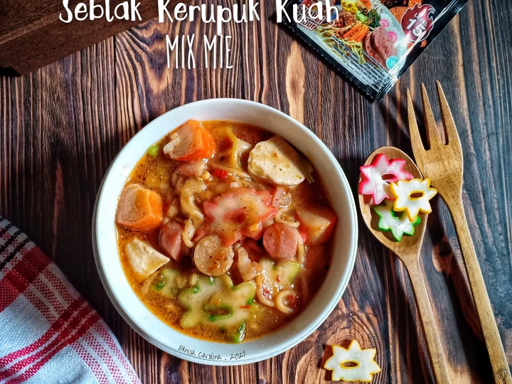 Cara Gampang Membikin Resep Seblak Kerupuk Kuah Mix Mie yang Menggugah Selera Anti Ribet, Menggugah Selera