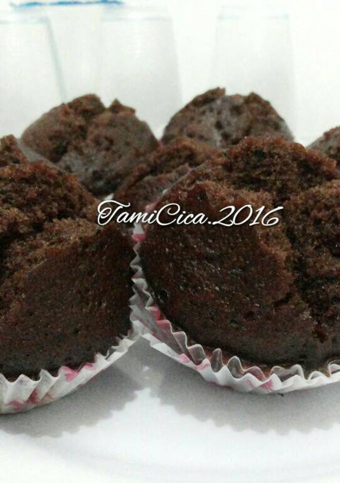 Foto resep Bolu Kukus Coklat (No Telur, No Mixer)