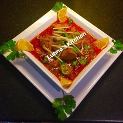 A picture of Chicken Nehari.