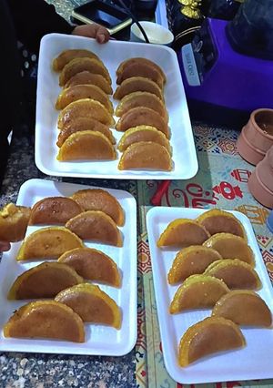 صورة لوصفة قطايف جوز وجبنه