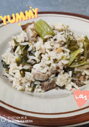 Foto resep Nasi Sawi Ala Hokkian