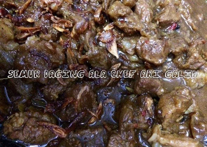 Semur daging ala chef ari galih