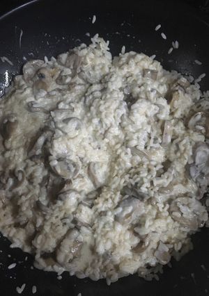 Une photo de Risotto aux champignons