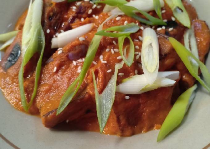 Ternyata begini loh! Resep memasak Terong Panggang Bumbu Kacang Pedas yang spesial