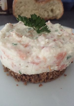 Une photo de Cheesecake saumon fumé