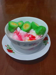 Foto resep Es Pisang Ijo Khas Makassar