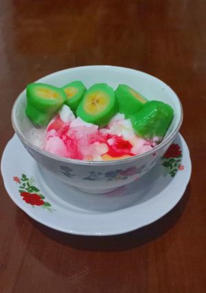 Foto resep Es Pisang Ijo Khas Makassar
