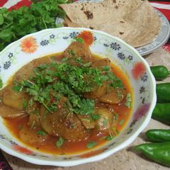 A picture of Aloo Tarkari.