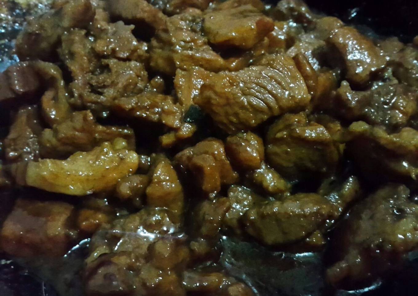 Babi goreng asem