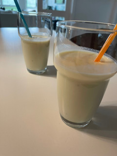 Φωτογραφία της συνταγής Γάλα με μπανάνα milkshake