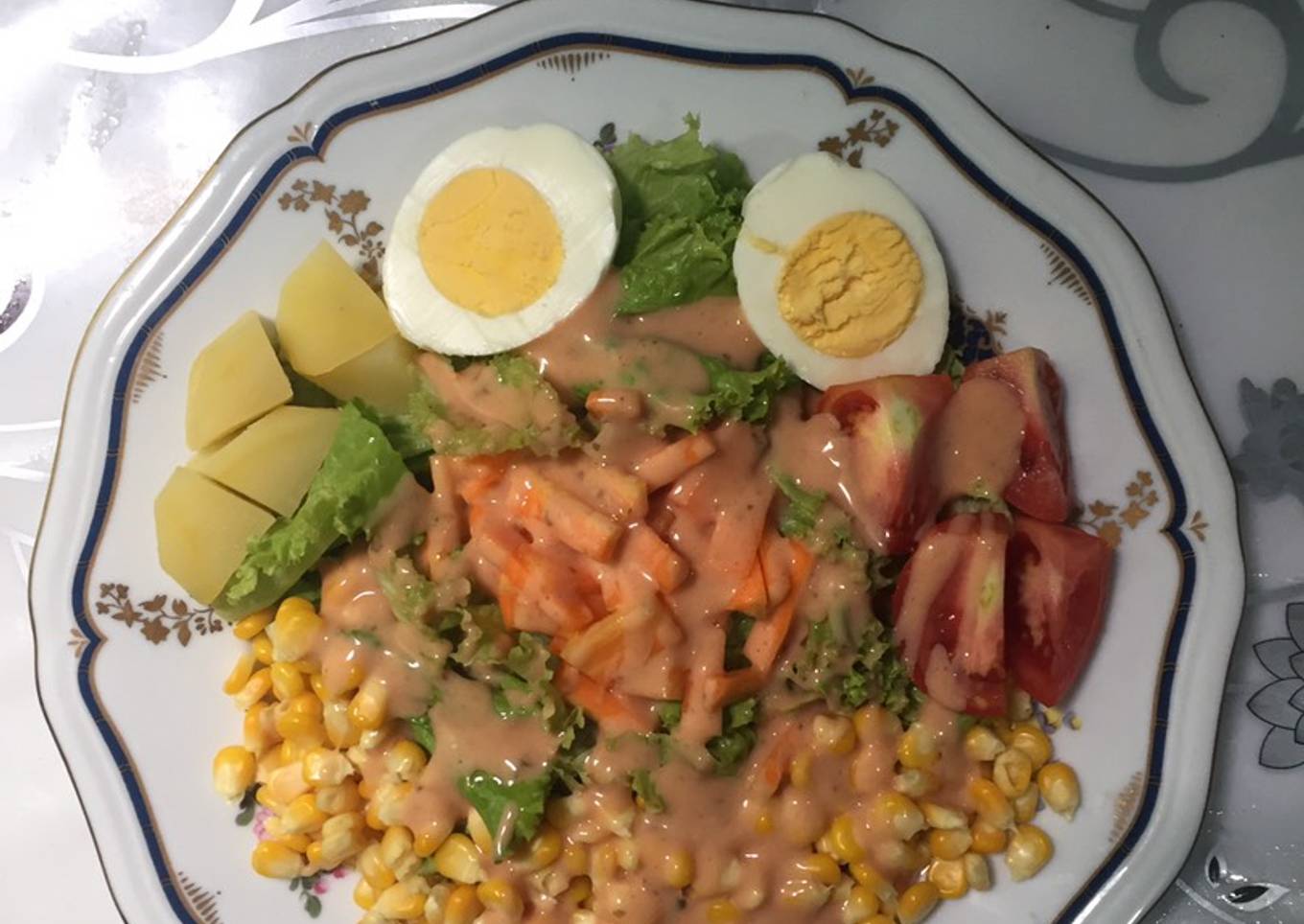 Salad Diet mudah dan Enak