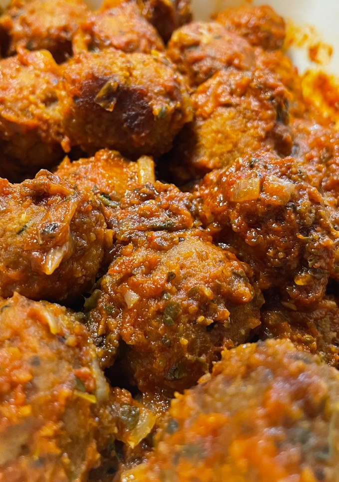 Una foto de Albóndigas con salsa de tomate. Olla GM