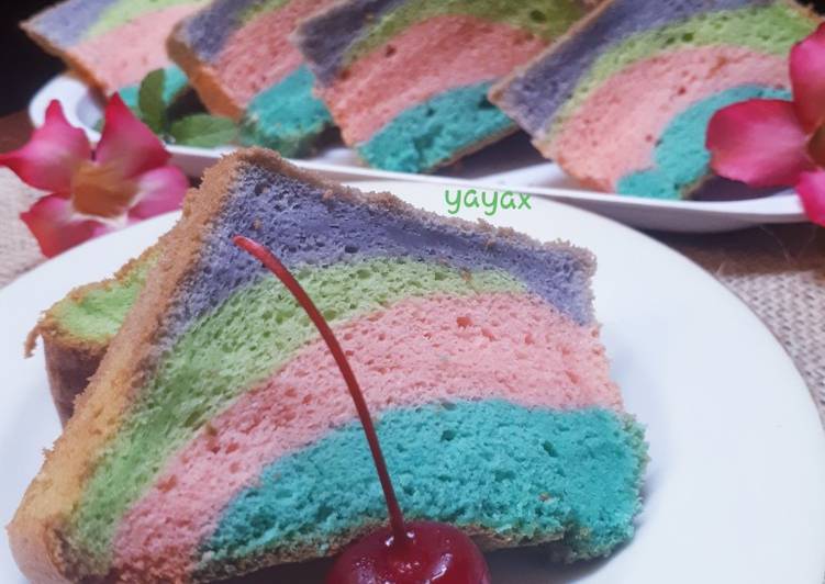 Resep Chiffon Pelangi🌈, Sempurna
