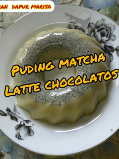 Foto resep Puding Matcha Latte Chocolatos