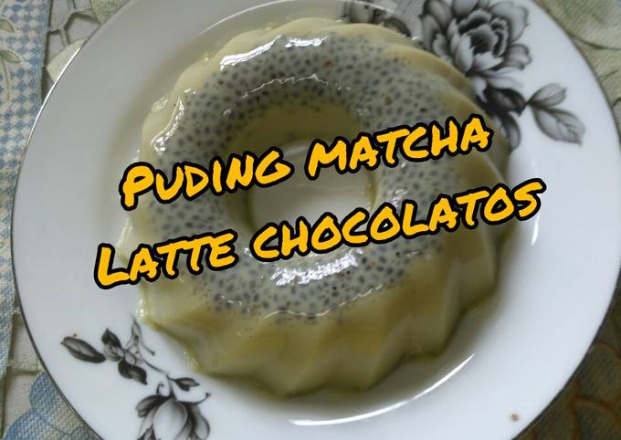 Puding Matcha Latte Chocolatos