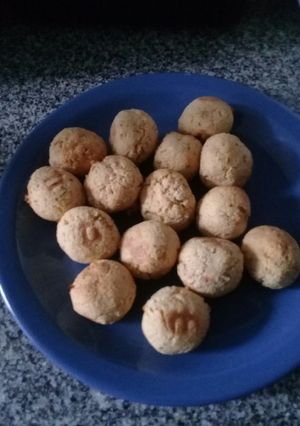 Una foto de Croquetas de salmón y papa