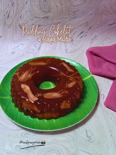 Foto resep Pudding Cokelat Kelapa Muda