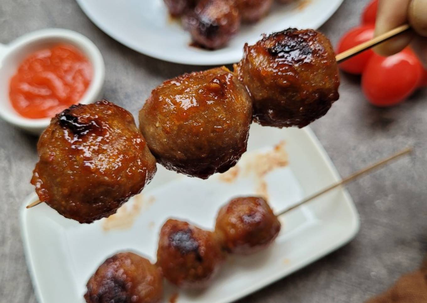 Sate Bakso Bakar