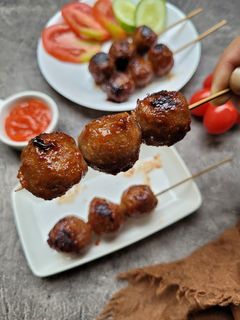 Foto resep Sate Bakso Bakar