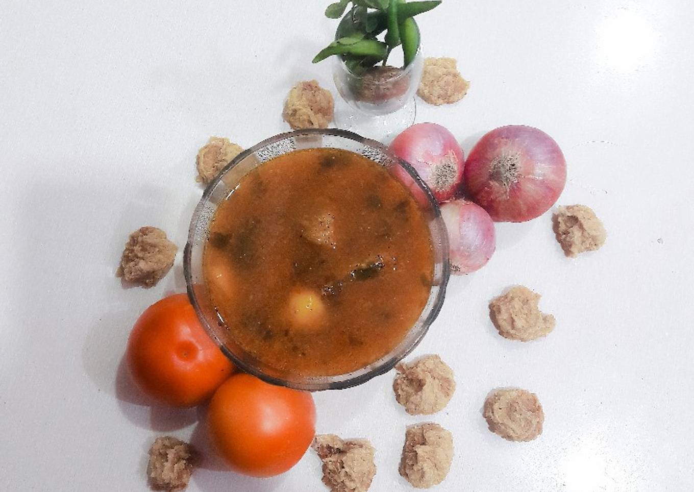 Indian urad dal vadi subji /black gram lentil vadi