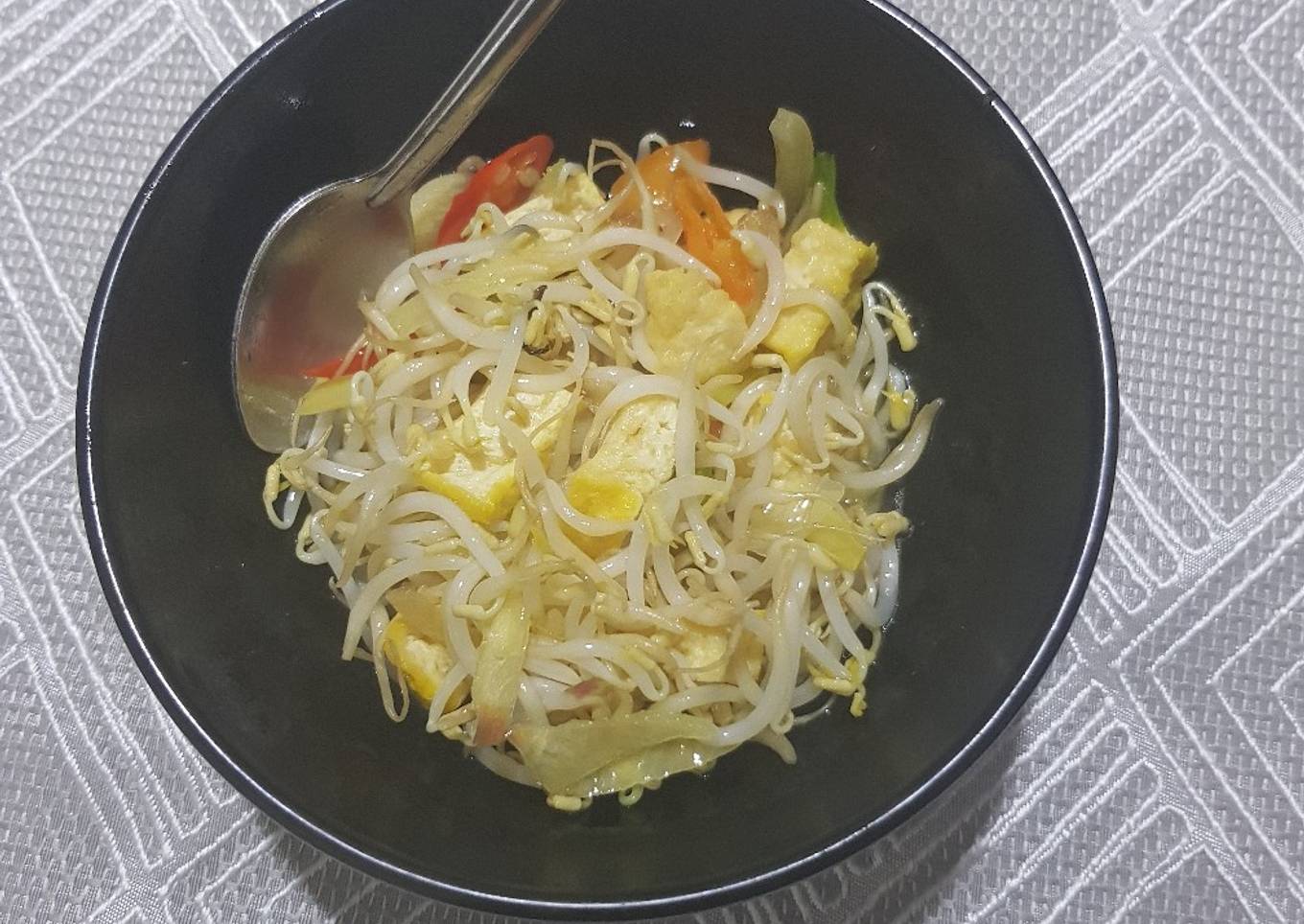 Oseng taoge tahu kuning