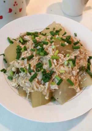 Foto resep Labu siram Jamur Enoki