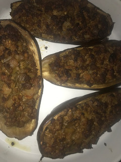 Una foto de Berenjenas rellenas