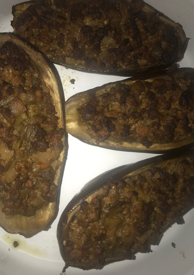 Una foto de Berenjenas rellenas