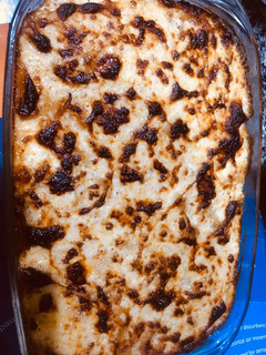 صورة لوصفة احلي صينيه مكرونه بشاميل بكبد الفراخ 😋