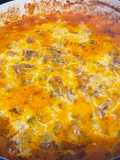 Ground beef and potato casserole