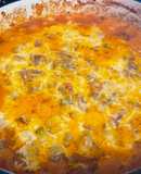 Ground beef and potato casserole