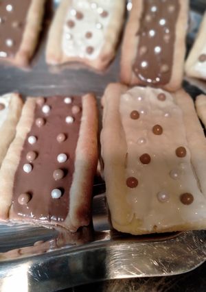 Une photo de Barre biscuit au chocolat