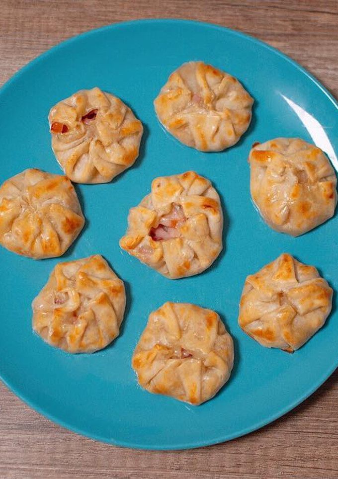Una foto de Saquitos de bacon