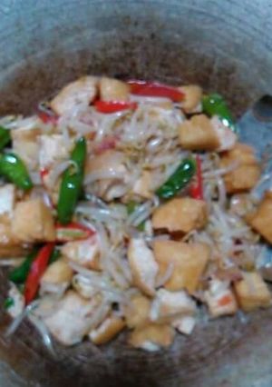 Foto resep Tumis tahu touge pedas