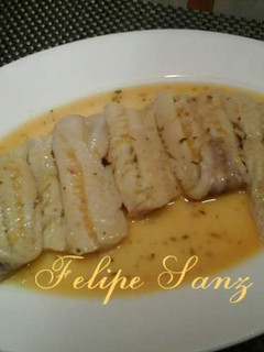 Una foto de Filetes de abadejo en salsa